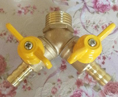 Brass Double Control Gas Valve Gas Valve Wholesale Gas Valve