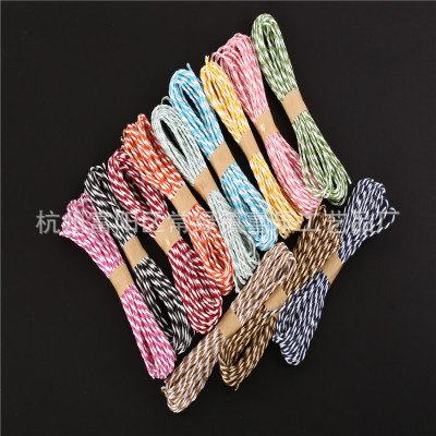 Two-Tone Coarse Paper String Crafts DIY Handmade Material