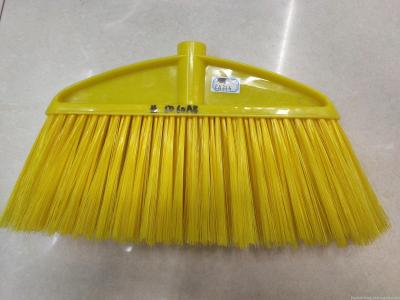 Wooden handle plastic broom plastic broom broom head mixing color manufacturers direct