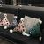 Ins Nordic cartoon creative triangle pillow plush ball tassel sofa pillow car waist pillow Christmas pillow