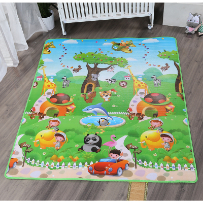 The latest Crawl Play Mat Fashion Customized High Elastic PE Foam Large Baby Playmat 