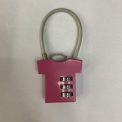 Password padlock/fancy cartoon padlock/wire rope combination lock/clothes combination lock