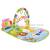 Multifunctional baby music piano fitness frame 0-2 years old educational puzzle hippopotamus fitness blanket game pad
