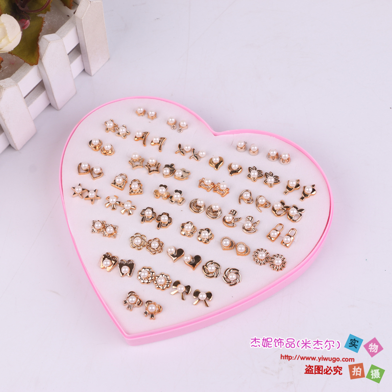 原创设计小清新可爱气质百搭圆形珍珠耳钉 925银针耳环大气耳饰