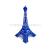 Customized Creative Three-Dimensional Paris Eiffel Tower Tourism Souvenir Crafts Personalized Diy Keychain Accessories