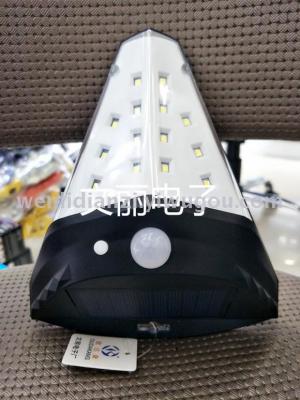 Solar charged human induction lamp, diamond LED patch induction lamp, triangle induction lamp