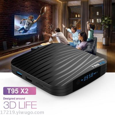 T95X2 new foreign trade product S905X2 4K android network set-top BOX android 8.1 TV BOX
