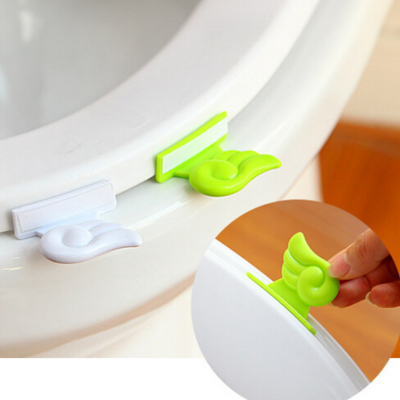 Portable wing toilet cover angel clamper toilet handle to put the Korean version of clean Portable cover