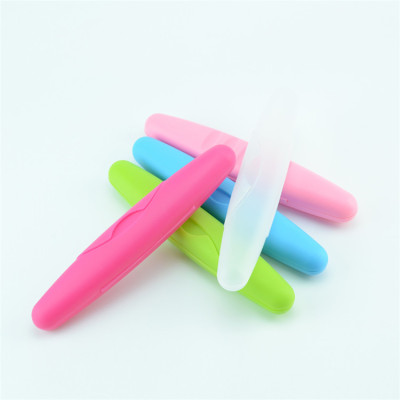 Travel plastic portable toothbrush case toiletries toothbrush case toothbrush protection box candy tooth set box