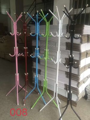 Simple practical iron pipe paint rack for clothes and hats
