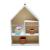 DIY wooden house storage rack snow clay color clay wooden white embryo storage box storage box mold