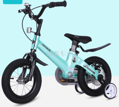 Magnesium alloy children's bicycle double disc brake 12 \"-18\" baby bicycle