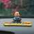 Temporary car parking phone number card move car kaka pass 3d monk doll hide parking sign