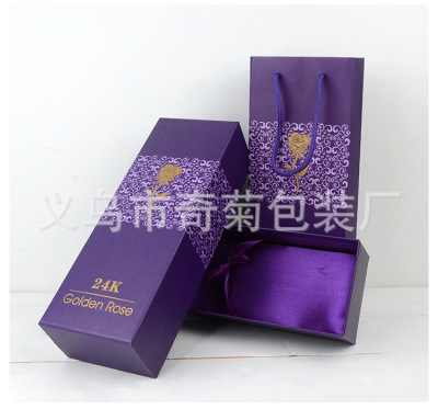 Gold rose gift box special gift box paper box spot manufacturers