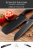 Kitchen Knife Black Knife Set Gift Knife Stainless Steel Knife Five-Piece Set Household Kitchen Knife Set