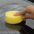 High density car washing sponge not edge - waxing sponge round car washing and waxing foam 12 pack