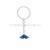 Creative new mermaid blue fishtail key chain pendant fashionable girls' bag with 100 matching pendants