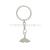 Creative new mermaid blue fishtail key chain pendant fashionable girls' bag with 100 matching pendants