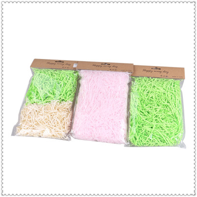 Shredded paper lafite candy box decoration box gift box accessories colorful gift package Shredded paper stuffing