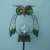 Solar owl ironwork lamp plug-in owl ironwork light control LED owl garden lamp