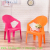 Double armrests plastic chairs children's plastic back chairs dining chair kindergarten play rest early education stool