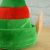 Christmas Hat Christmas Decoration Red and Green Stripes Vertical Ear Elf Hat Cute Party Supplies Christmas Adult Cap