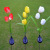 Solar energy lily flower lamp color changing LED flower lamp 4 heads colorful lily lawn garden lamp 2 sets