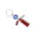 Red phone box key ring British flag London eye landmark building