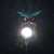 Solar owl ironwork lamp plug-in owl ironwork light control LED owl garden lamp