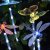 Direct selling solar garden lamp led outdoor garden lamp acrylic butterfly garden lamp light control lighting