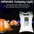 New solar outdoor camping lamp LED lightweight portable inflatable lamp can be blown