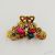 Retro Ancient & Gold Grip Medium Paw Hair Clip Butterfly Style