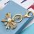 Korean creative fashion lovely diamond bow key chain ladies bag hanging accessories manufacturers direct