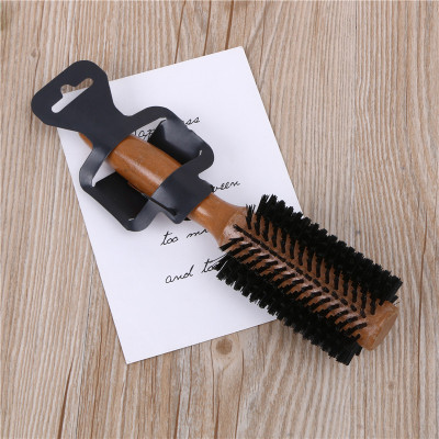 Professional whole Bristle hair comb roll comb round hair pear hair inner buckle household blow comb