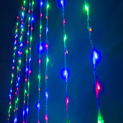 Origin of LED water lights festive decorative lights string outdoor waterproof curtain lights