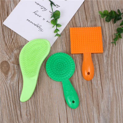 Girls Portable and Lovely Dual Purpose Integrated Mirror Comb Mini Dressing Mirror