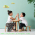 Children learn desk and chair set kindergarten game desk primary school home desk baby solid wood desk