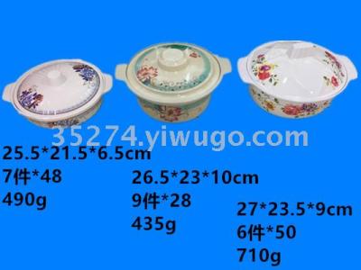 Melamine cover bowl imitation ceramic decals cover bowl a large number of spot stock run all faults of the country set up hot style