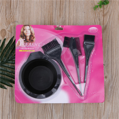 This innovative Hair tool set Professional four-piece oil Treatment Bowl Highlights Hair Dyeing Bowl Brush Mold Bowl