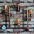 Industrial wind decoration iron pipe wall lamp creative wall decoration handmade lamps bar retro home decoration