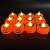 Halloween jack-o '-lantern bar decoration props LED electronic luminescent candle lamp skull skull nightlight