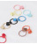 No. 3 No. 5 Resin Ring Zipper Head Candy Color Pull Pendant DIY Accessories Pull Chloe Paddington Packaging Accessories