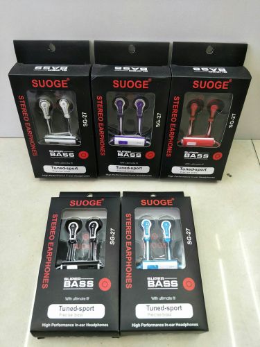 Suoge Soge Brand Earphone Cellphone Smart Universal