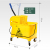 Squeezer plastic reinforced single bucket mop bucket hand pressed cleaning hotel shopping mall squeeze 20L