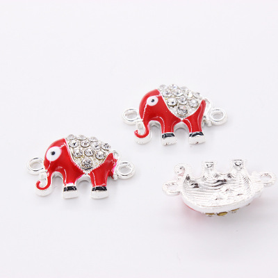 Fashion new clothes accessories diy bright diamond jewelry elephant metal point drill accessories manufacturers wholesale clothing accessories