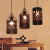 Austro-european retro bar loft creative personality bedroom dining room lights simple iron industrial wind chandelier