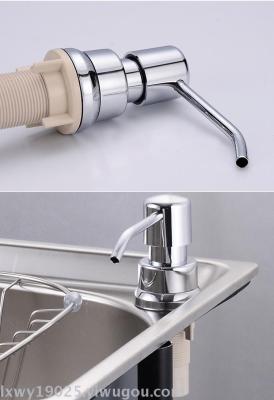 Export to Middle East,Africa,South America southeast Asia sink stainless steel soap dispenser ABS plastic soap dispenser