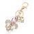 Hot Sale in Europe and America Metal Crystal Ying Tail Flower Keychain Creative Bags Ornament Promotional Gifts Gifts Bag Accessories Ornament