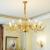 American Crystal Chandelier Lamp in the Living Room Dining-Room Lamp Bedroom Light Creative Chandelier French Country Villa Affordable Luxury Crystal Lamp