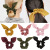 Amazon for rabbit ears ribbon satin hair ring European and American ladies large intestine ring hair accessories wholesale